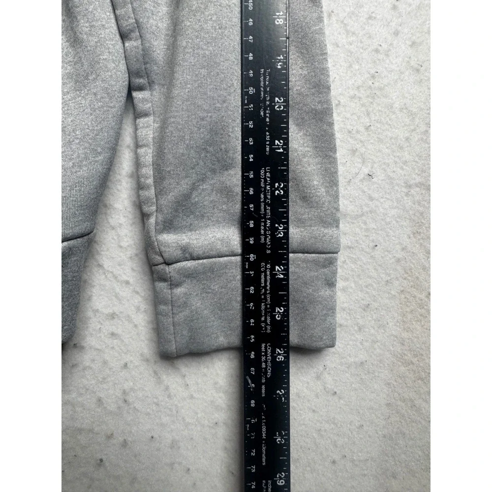 The North Face Mens Never Stop Exploring Logo Hoodie Heather Gray Polyester 8430